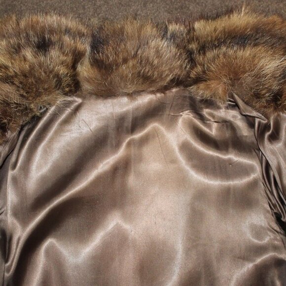 Full Length Raccoon Coat -Medium - Picture 10 of 12